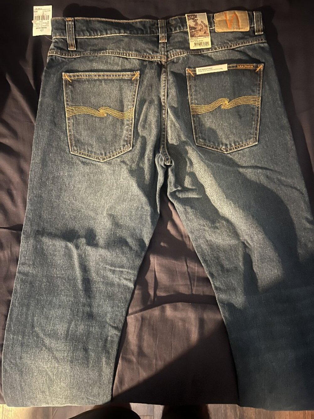 Nudie Jeans Lean Dean Jeans - 34x32 (Colour: Deep Ocean)